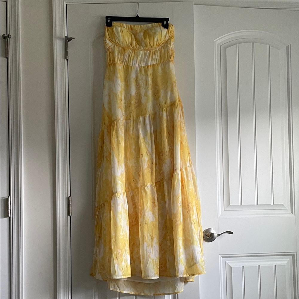 Women's Maxi Strapless Dress